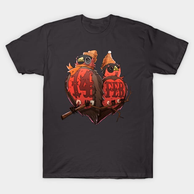 Birds of love T-Shirt by kuz512